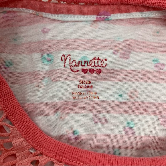 Gap Kids & Nannette Shorts & Shirt Bundle Girl’s 6 - Picture 4 of 9